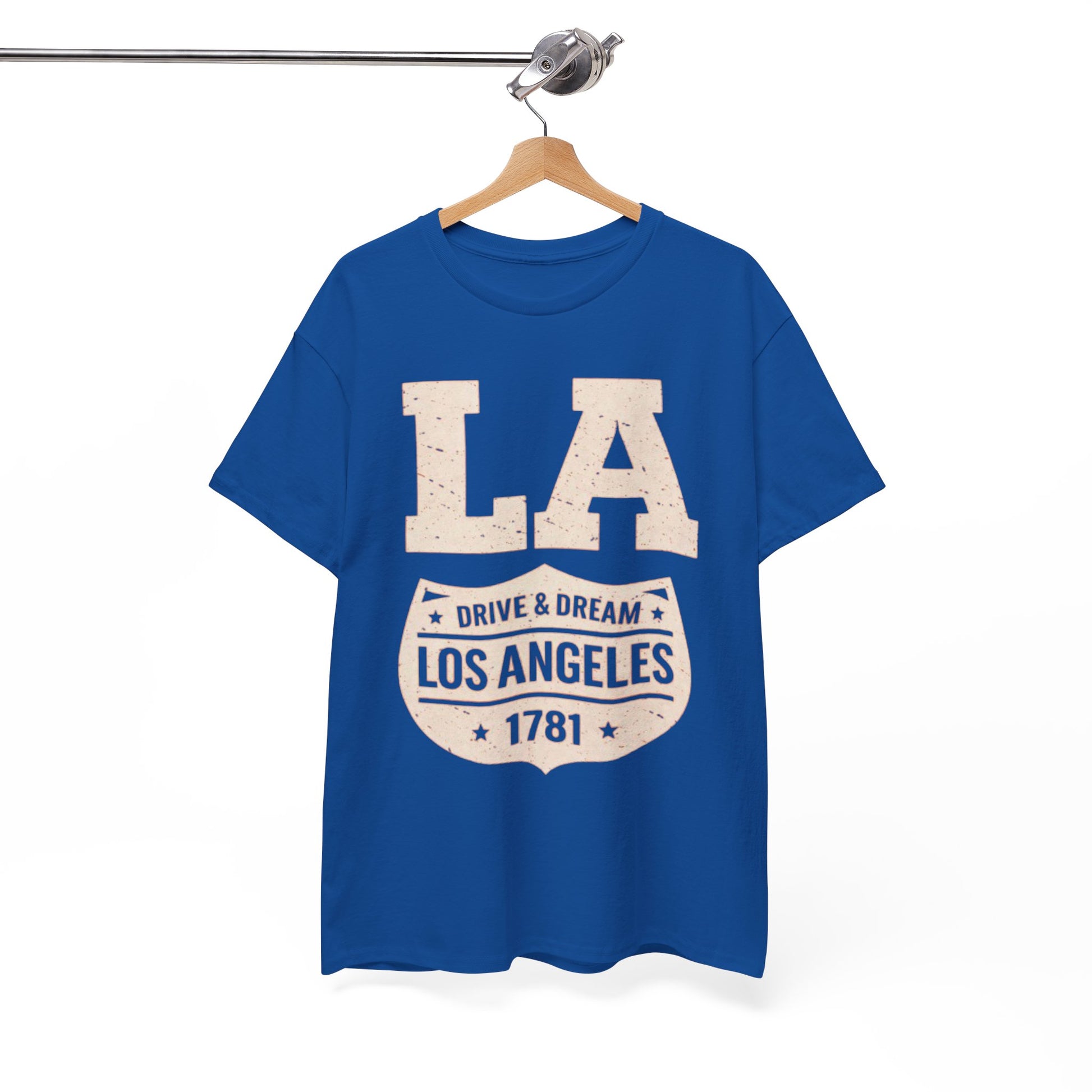 White Smoke Los Angeles Drive and Dream T-Shirt – Oversized West Coast Streetwear City Tee