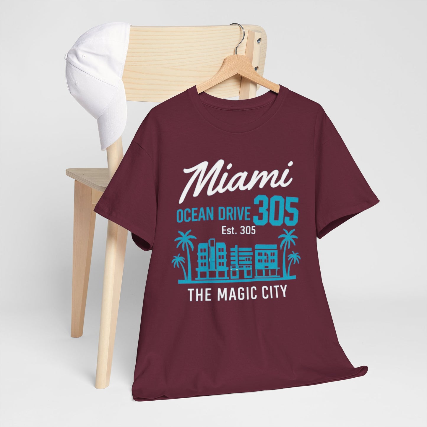 Lavender Miami Ocean Drive 305 Graphic T-Shirt – The Magic City Streetwear Tee