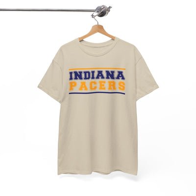 White Smoke Indiana Pacers Retro Stripe Tee