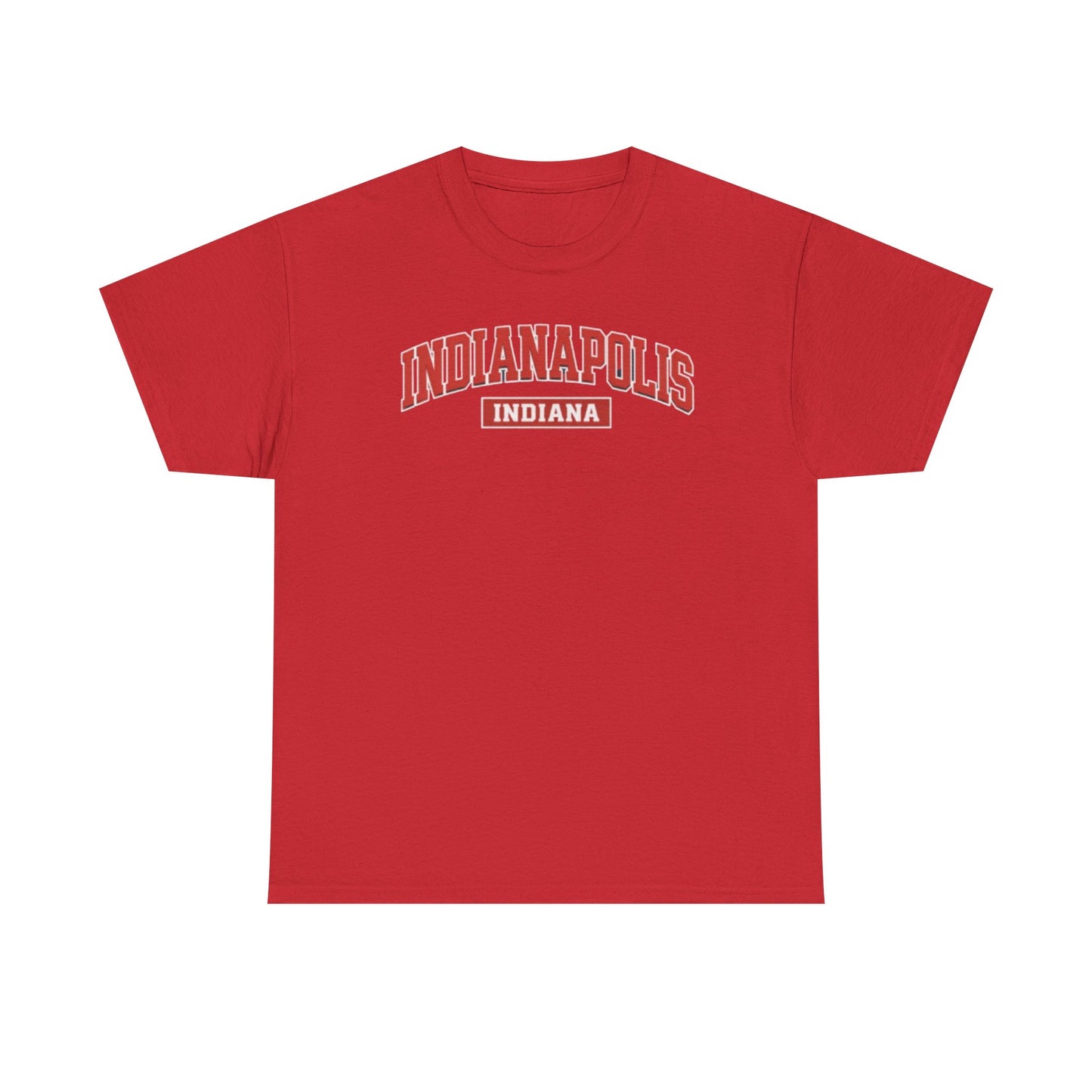 Firebrick Indianapolis Indiana T-Shirt — Retro Collegiate City Tee