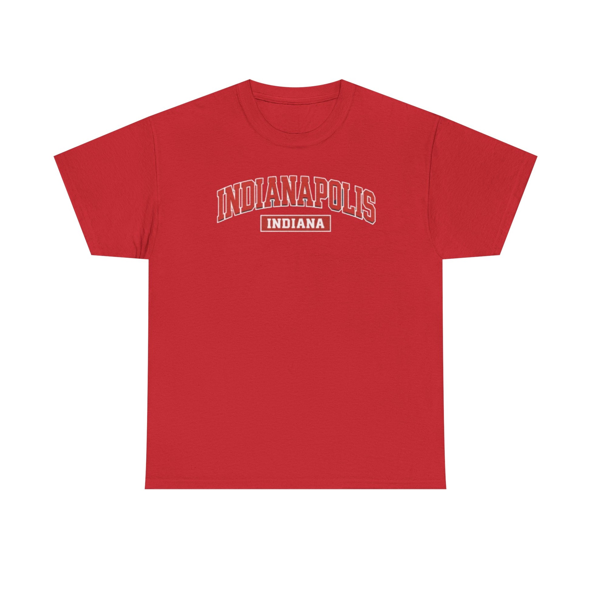 Firebrick Indianapolis Indiana T-Shirt — Retro Collegiate City Tee