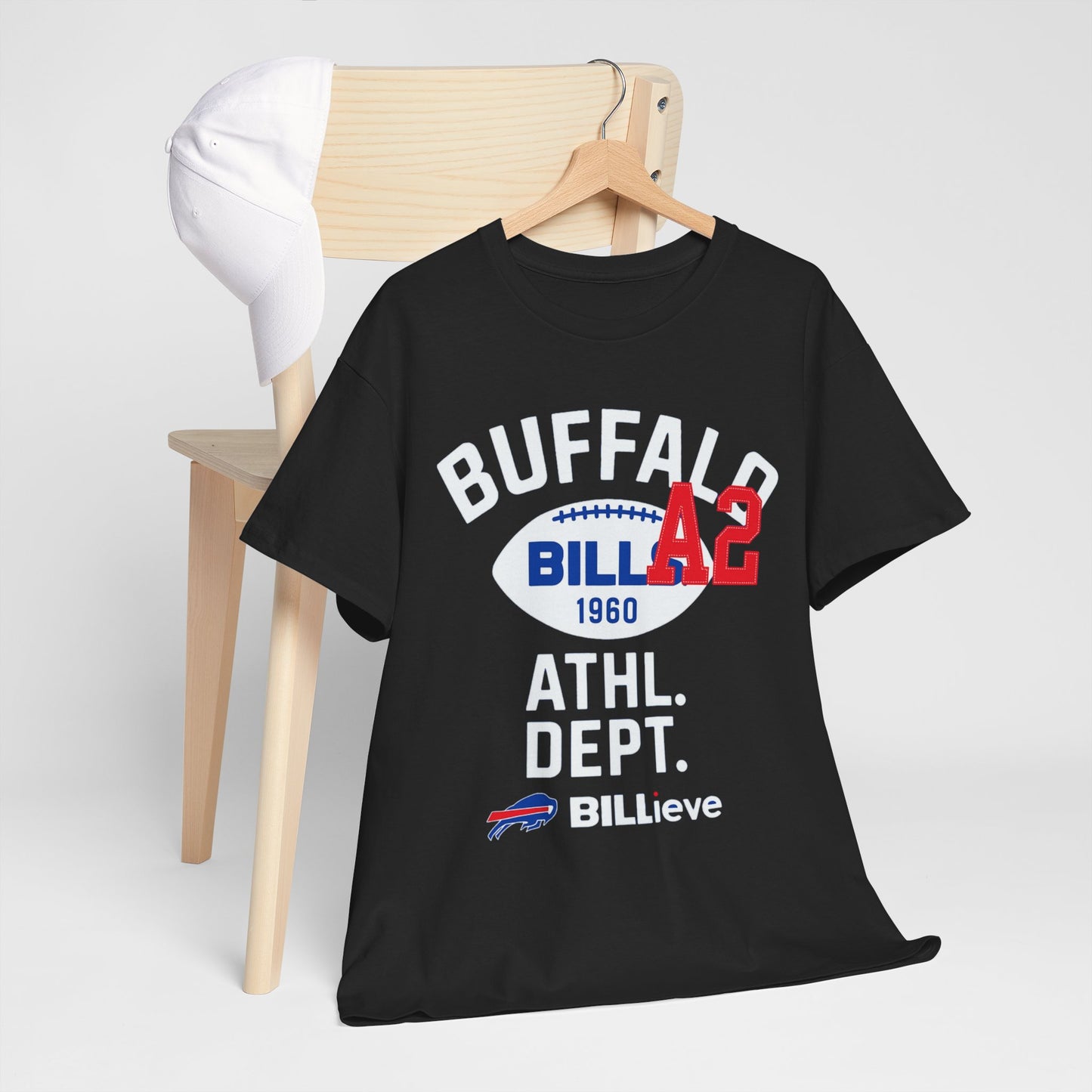 Buffalo Athletic Dept. Tee — 'BILLieve' Football Fan T‑Shirt