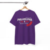 White Smoke Philadelphia 215 City Athletic Tee — Retro Brotherly Division Graphic Shirt