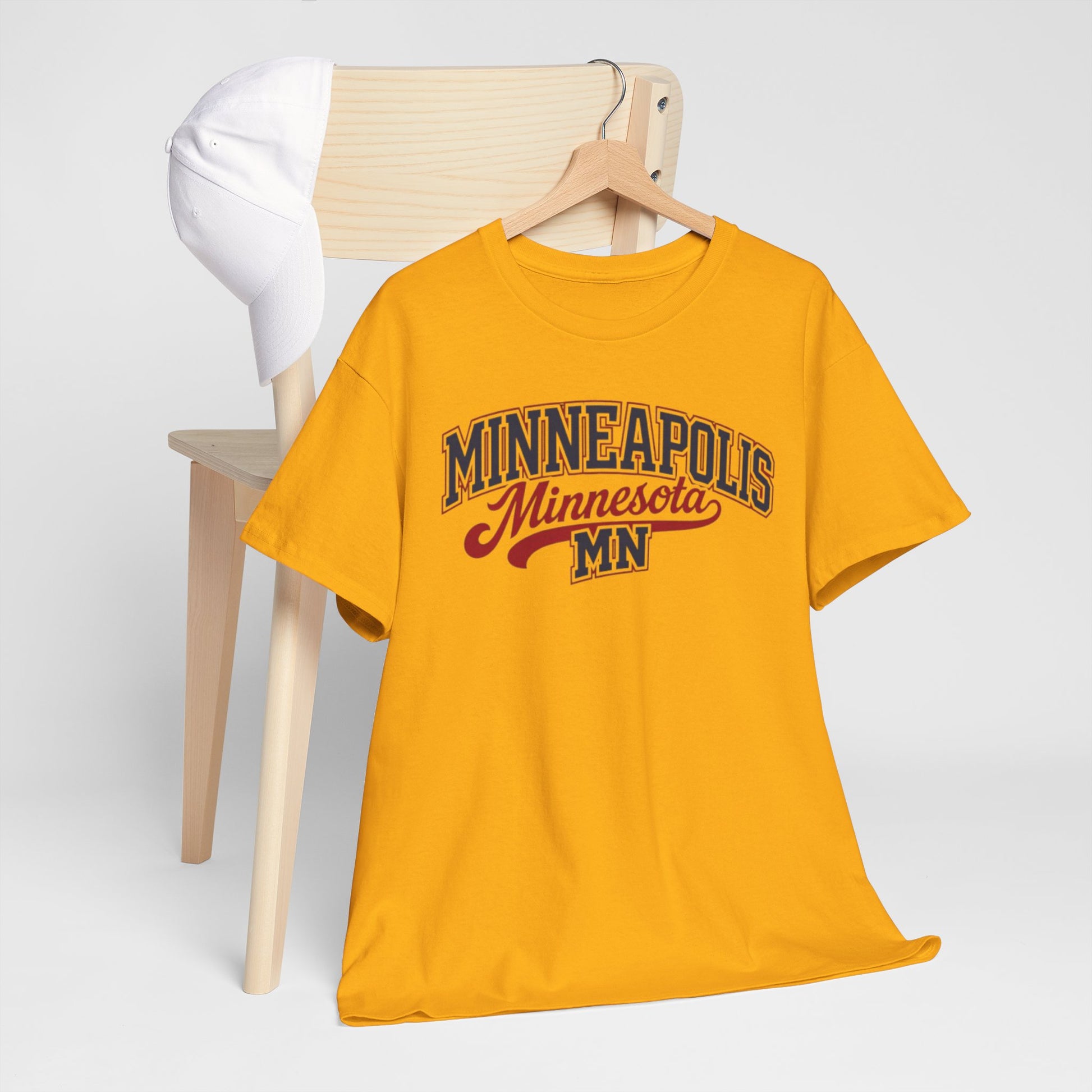 Minneapolis Minnesota MN Vintage Script Tee streetwear t shirt outfit streetwear fashion product image 9