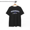 White Smoke Sacramento California Tee — Vintage Collegiate City Shirt