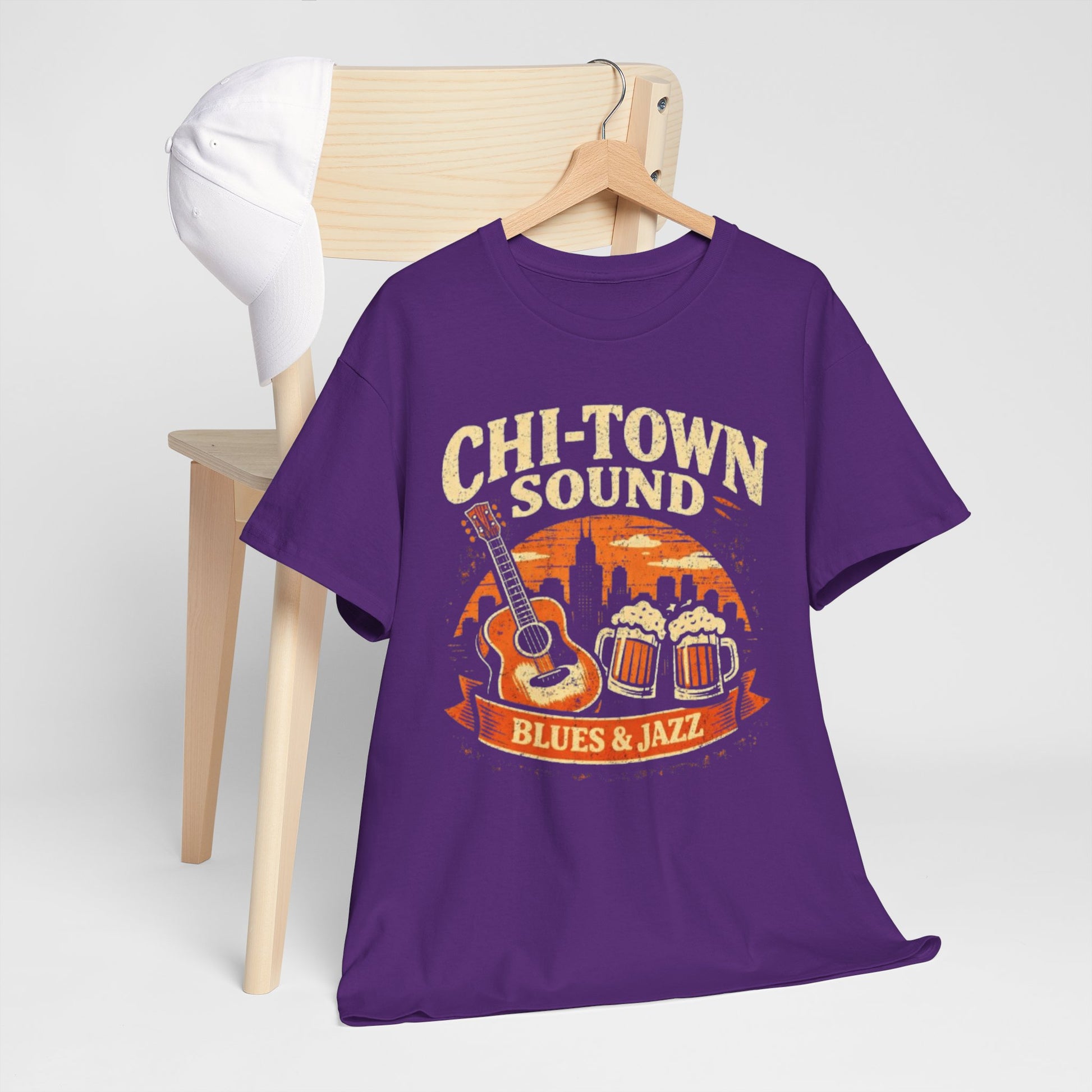 Lavender Chicago’s blues and jazz Chi-Town Sound Blues & Jazz T-Shirt