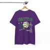 White Smoke Seattle Basketball Tee — "The Emerald City" Vintage Sports Shirt