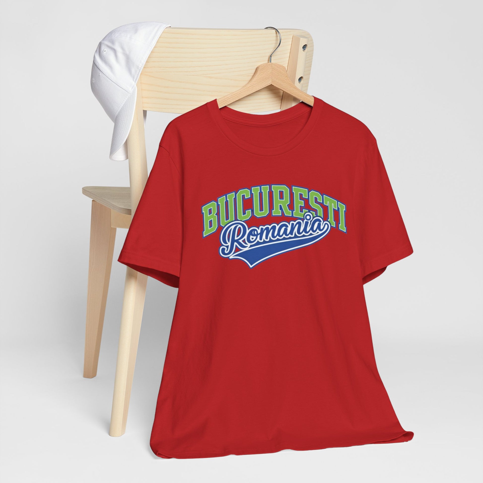 Brown Tricou de baseball vintage Bucuresti Romania — Tricou Retro City