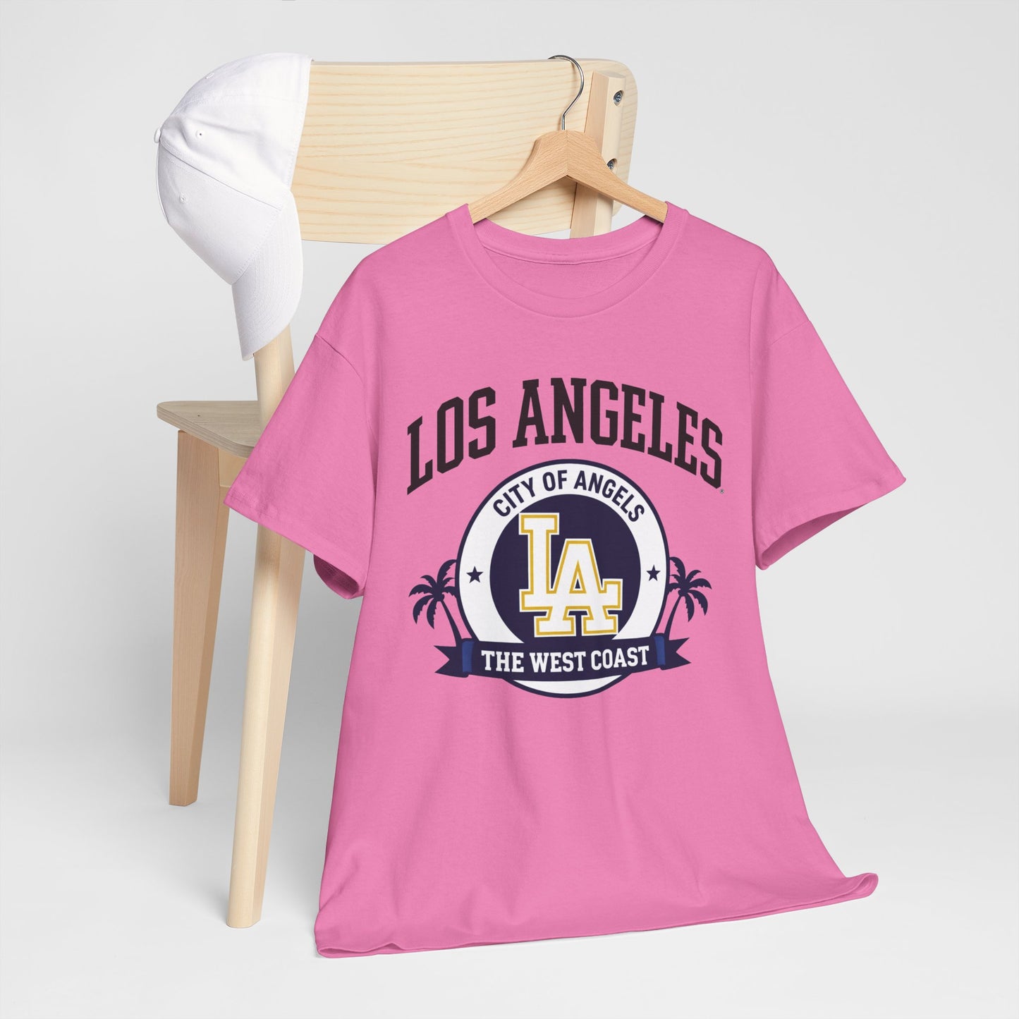 Lavender Los Angeles City of Angels LA Graphic T-Shirt – West Coast Streetwear Tee