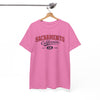 White Smoke Sacramento California Vintage Tee — Retro City College Shirt