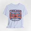 Lavender Chicago Football 1920 Championship Tee — Soldier Field Vintage Sports T‑Shirt