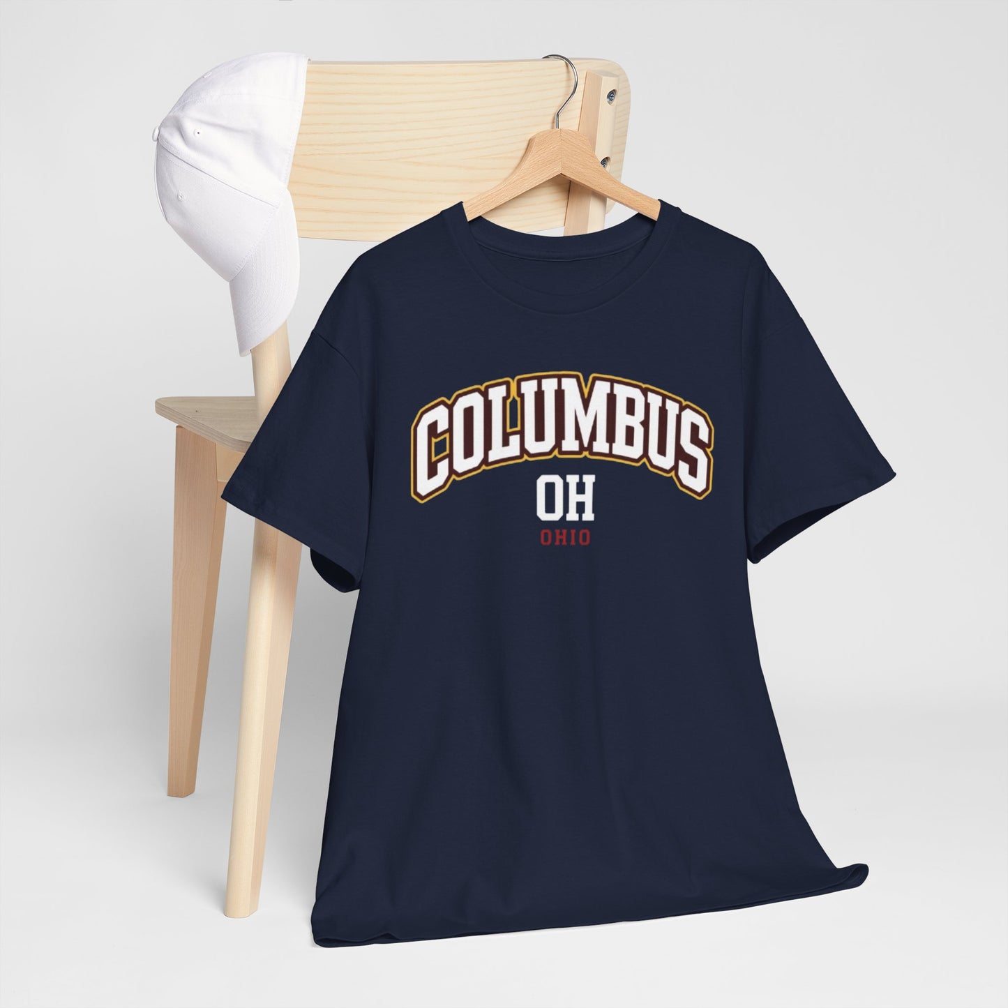 Dark Slate Gray Columbus OH Retro Arch T‑Shirt — Vintage City Tee
