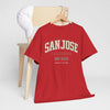 San Jose California Bay Area Tee — Vintage Collegiate Graphic T-Shirt