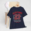 Lavender New York 23 Basketball Tee — Fastest in the Game Athletic Shirt