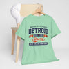 Gray Detroit Strong T-Shirt — Motor City "Blue Collar Champions" Tee