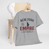 Dark Gray New York Empire City Football T-Shirt – NYC Athletic Urban Streetwear Tee