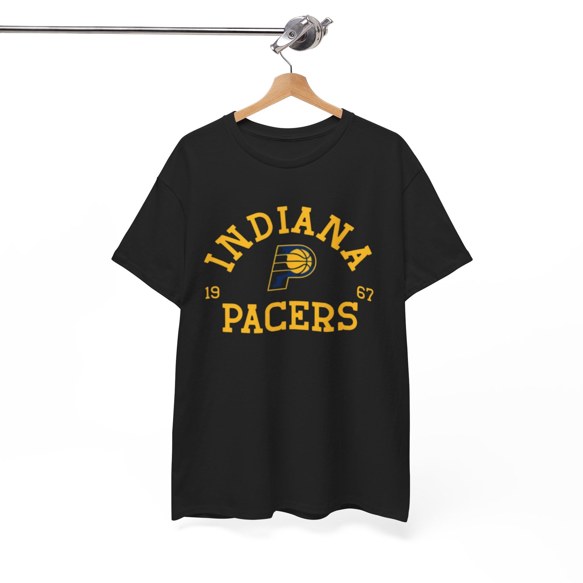 Indiana Pacers Retro T-Shirt — 1967 Vintage Basketball Tee – casual fan outfit, football shirt, image 1.0