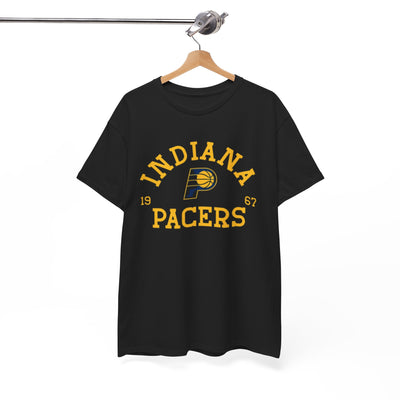 Indiana Pacers Retro T-Shirt — 1967 Vintage Basketball Tee – casual fan outfit, football shirt, image 1.0