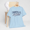 Light Blue Tampa FL shirt athletics vintage collegiate Florida retro varsity tee