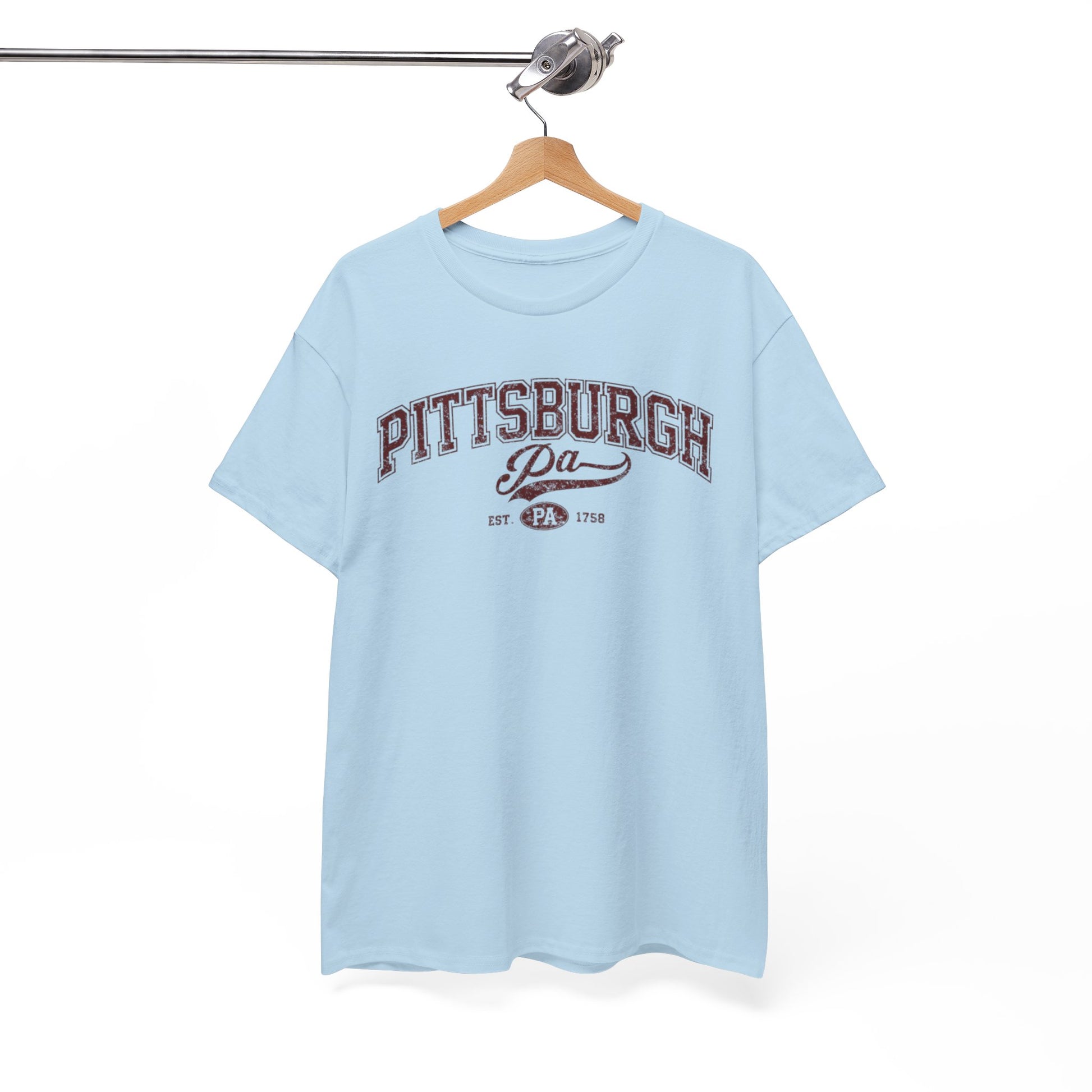 Pittsburgh PA Vintage Collegiate T‑Shirt Urban graphic tee aesthetics streetwear fashion product image 1
