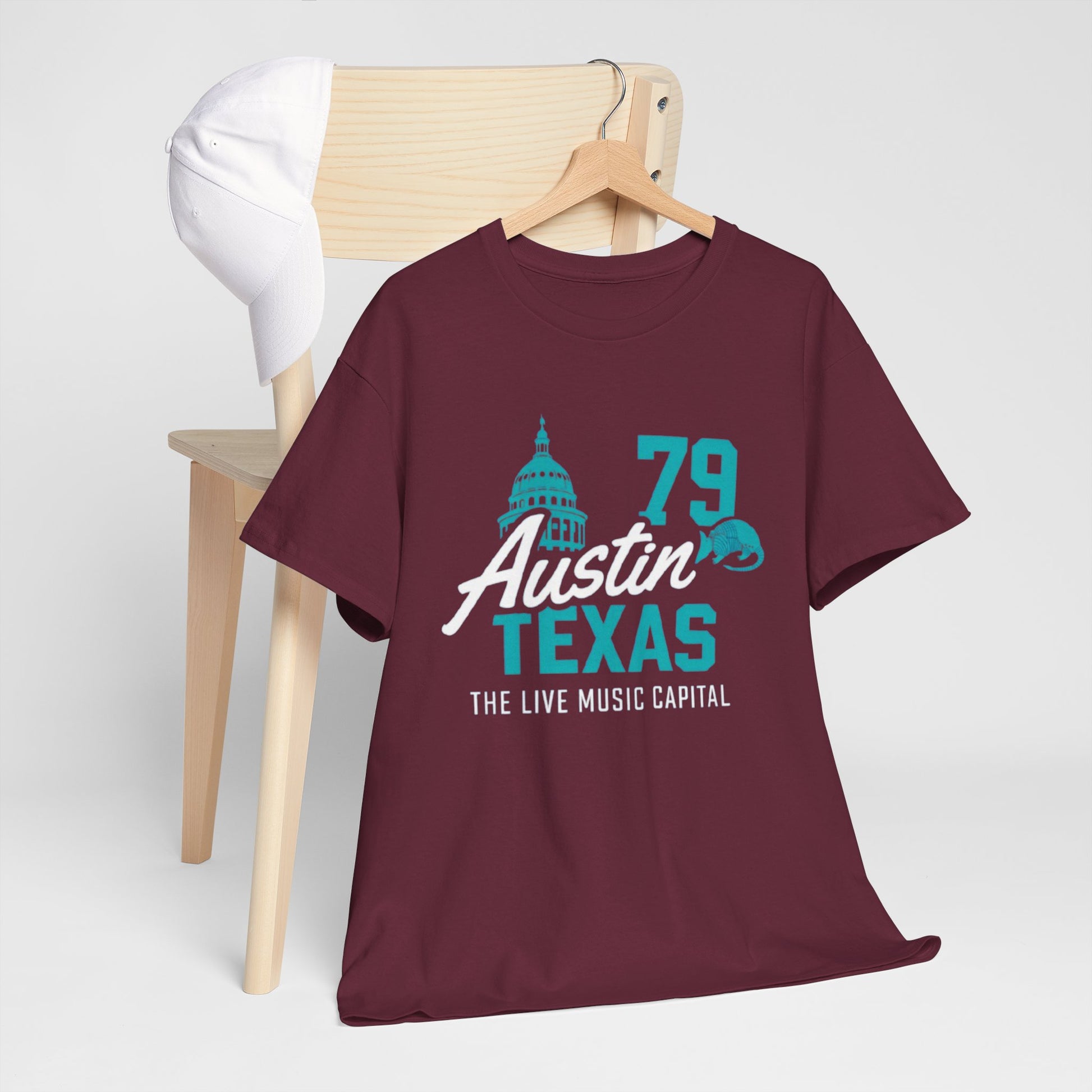 Lavender Austin Texas Live Music Capital Graphic T-Shirt – Vintage City Streetwear Tee