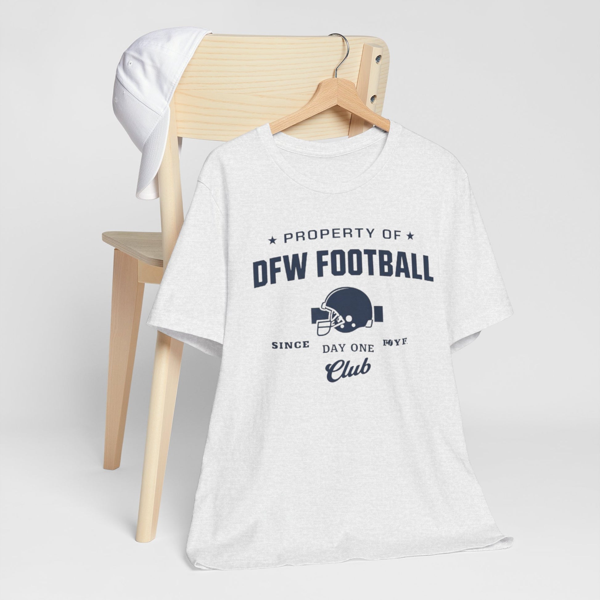 Lavender DFW Dallas Football Club Tee — Property of DFW Football Short Sleeve Shirt