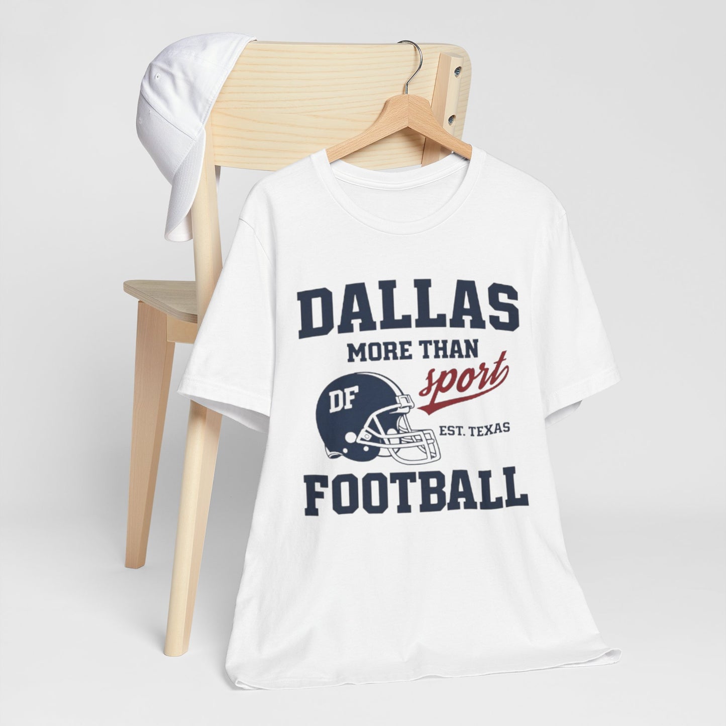 Lavender Dallas Football Tee — "Dallas More Than Sport" Vintage Helmet T‑Shirt