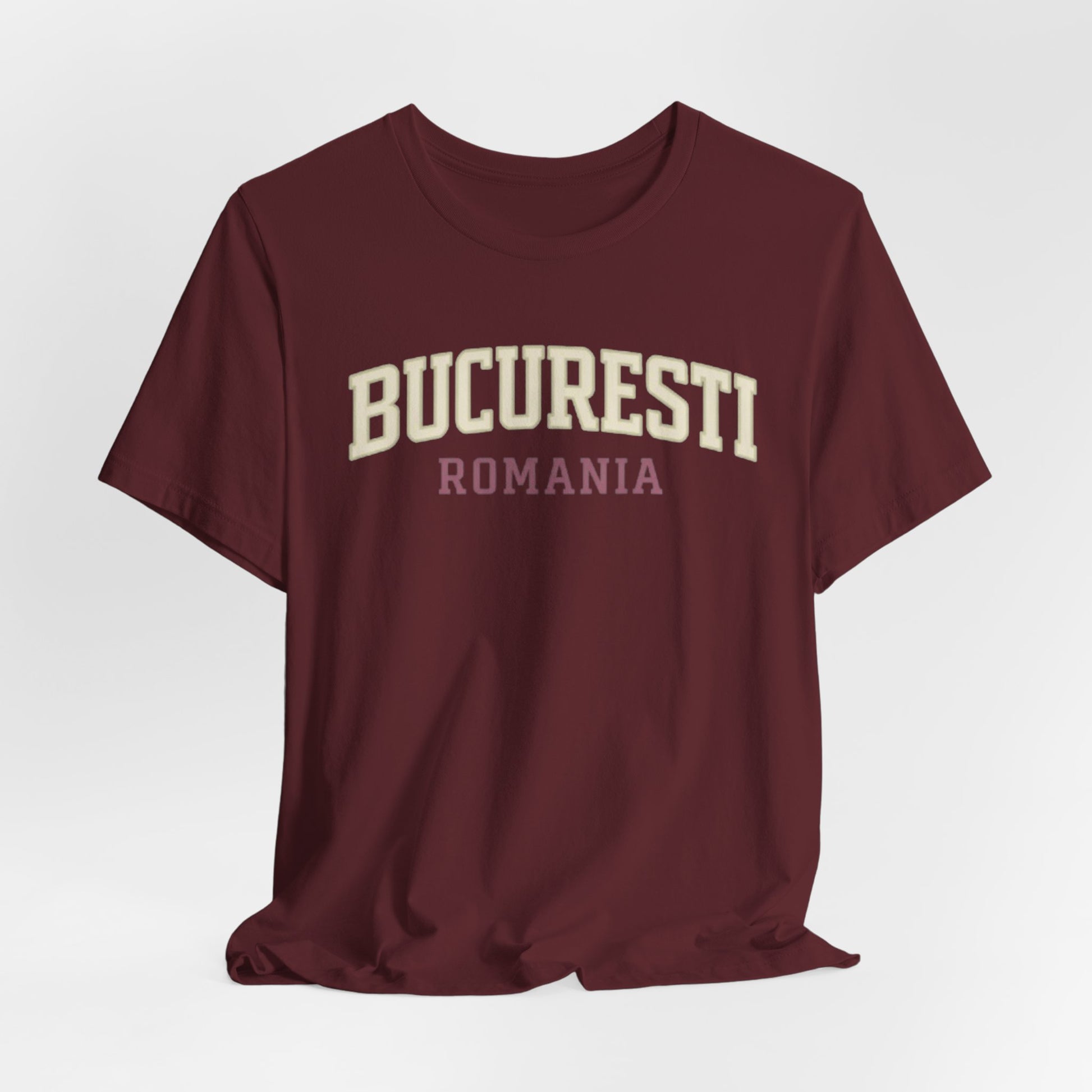 Saddle Brown Tricou Bucuresti Romania Vintage City