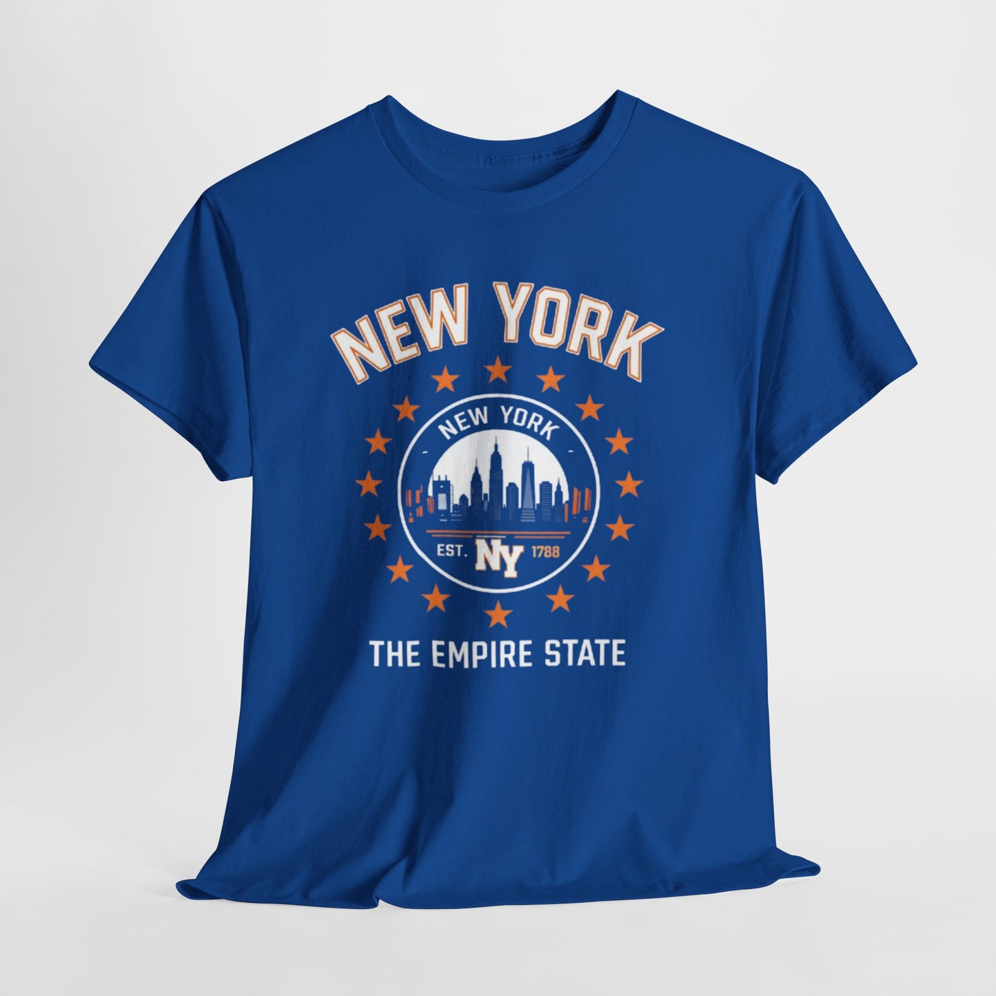 New York Skyline Tee — 'The Empire State' Vintage City Shirt