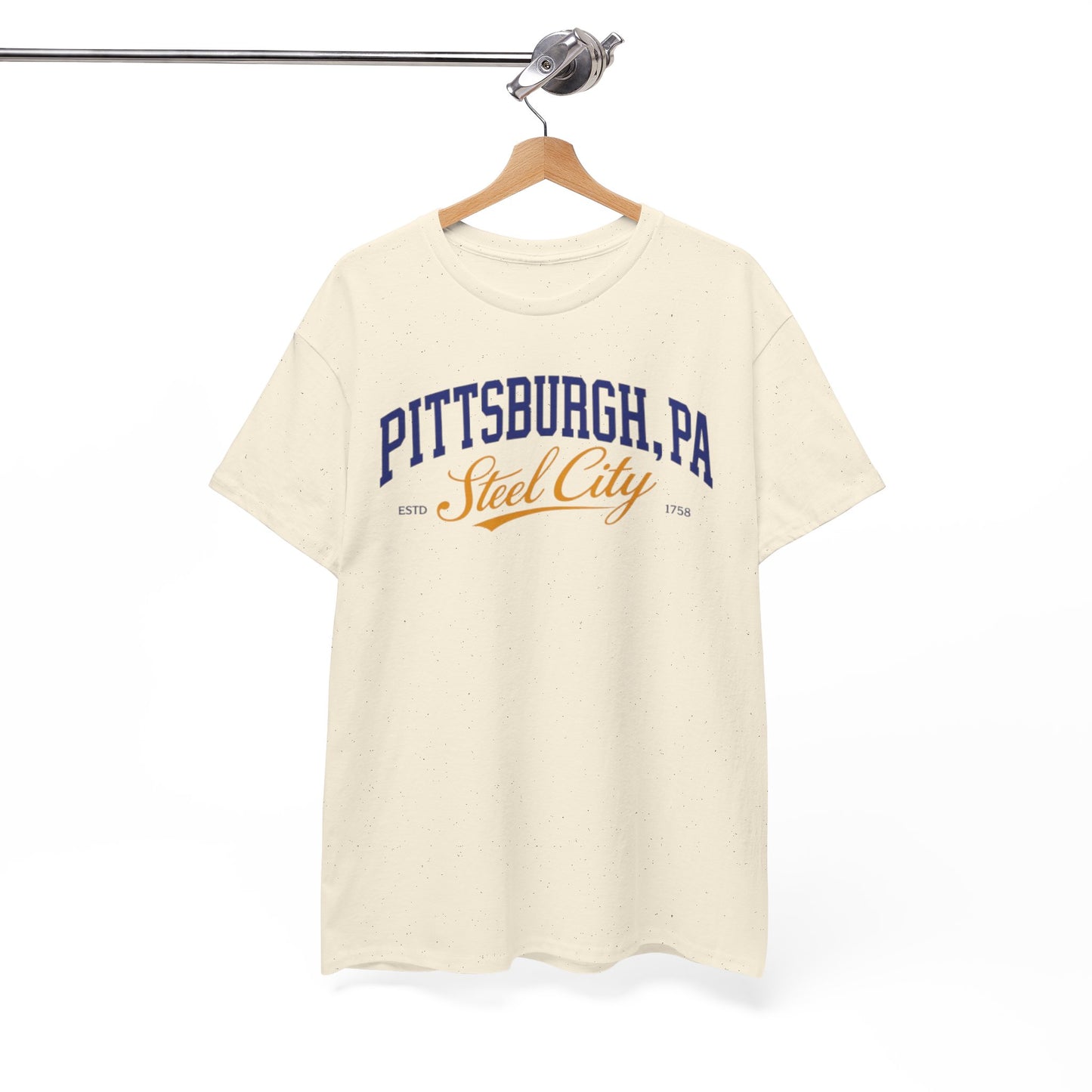 Pittsburgh, PA Steel City T‑Shirt — Retro City Urban graphic Tee – lightweight game day shirt, sportswear style, image 1.0