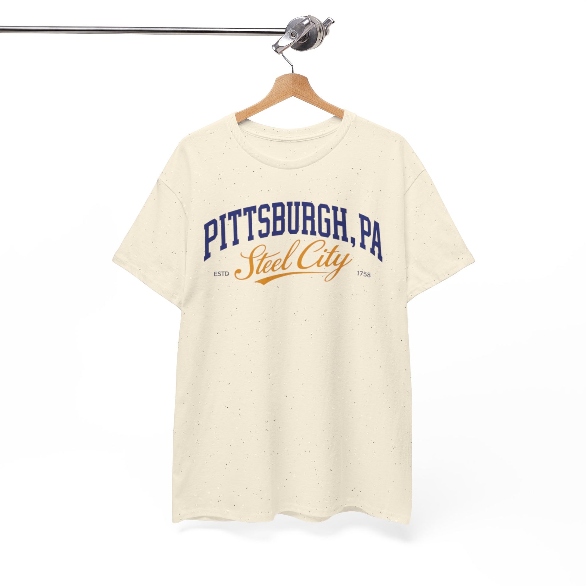 Pittsburgh, PA Steel City T‑Shirt — Retro City Urban graphic Tee – lightweight game day shirt, sportswear style, image 1.0