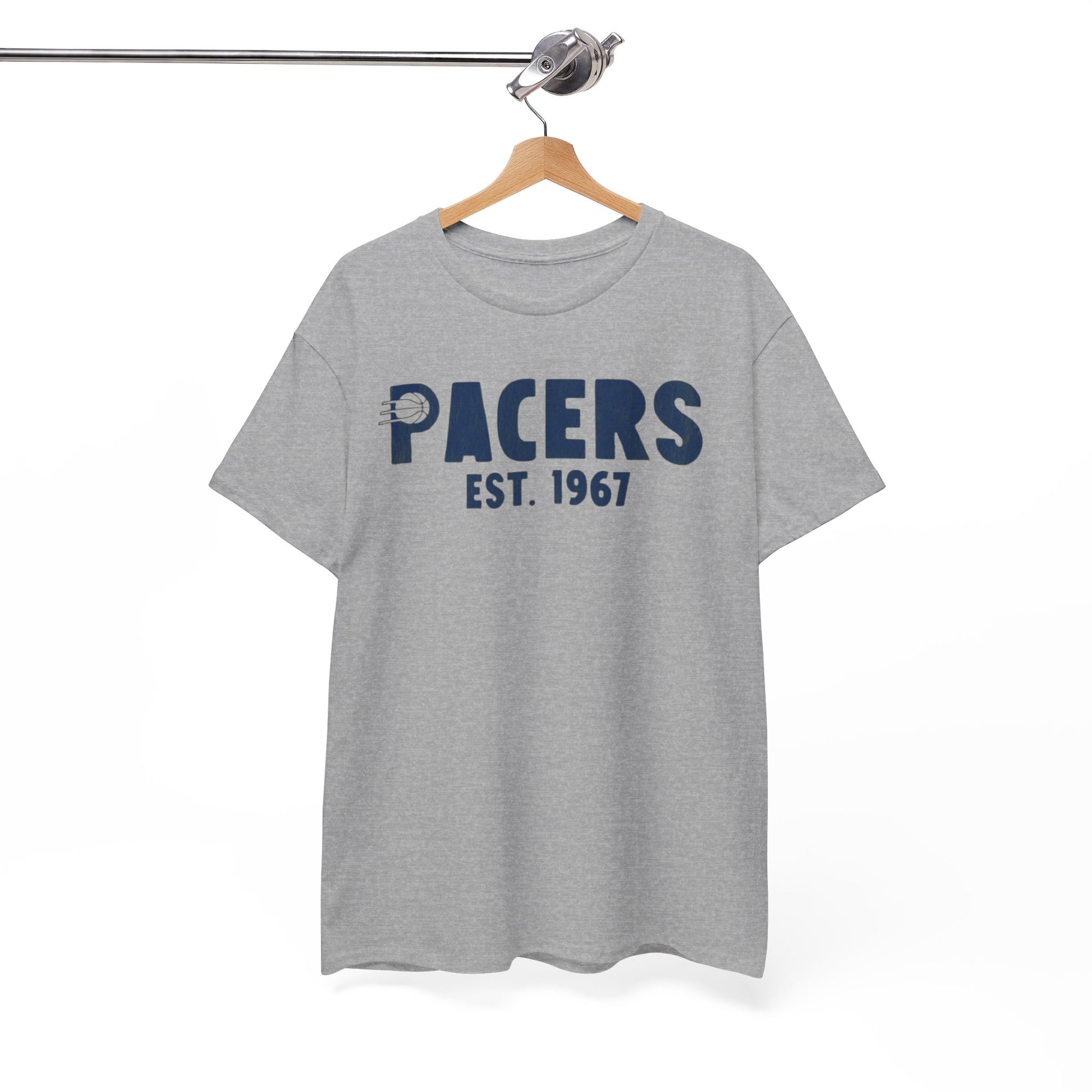 White Smoke Pacers Est. 1967 Vintage Basketball T-Shirt