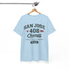 San Jose 408 Champs T-Shirt – Retro NorCal Athletic Tee