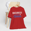Brown Tricou Bucuresti Majestic — Tricou Vintage Romanian City (Est. 1459)