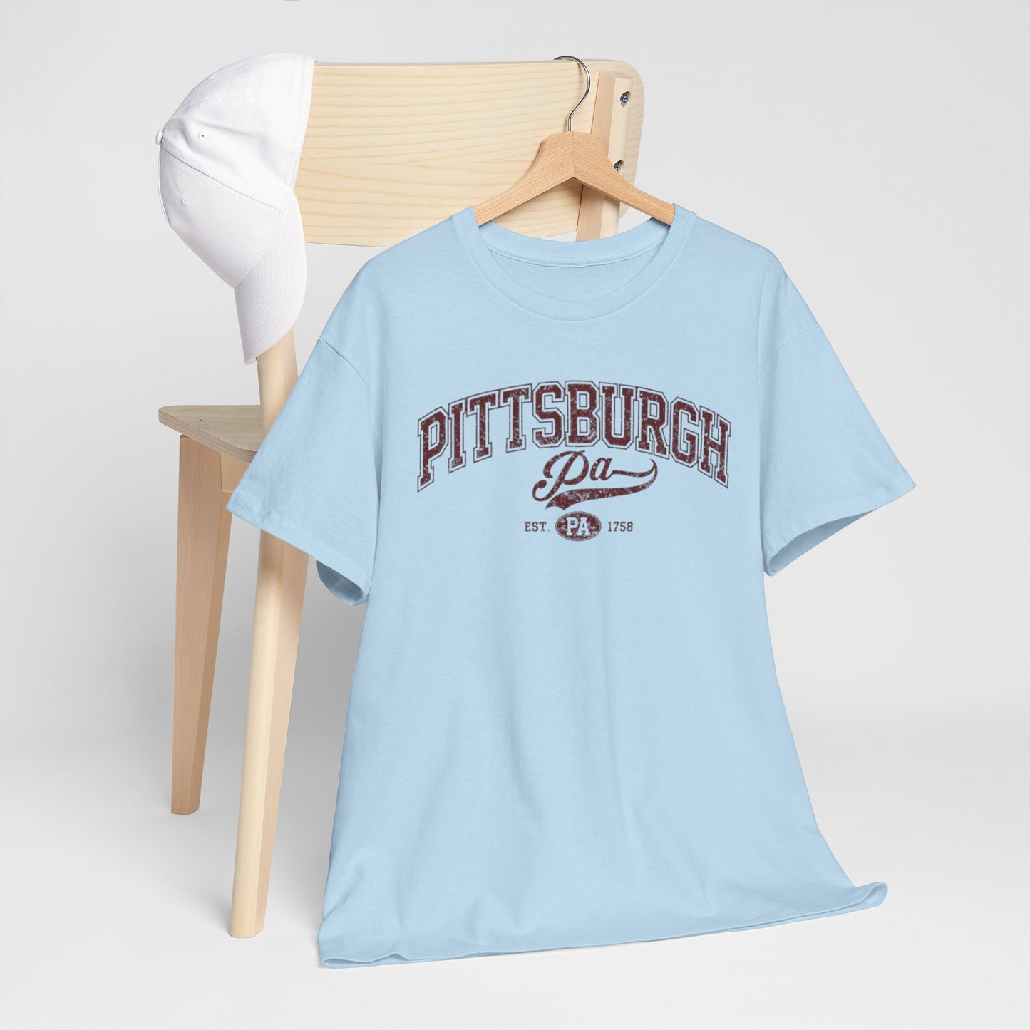 Pittsburgh PA Vintage Collegiate T‑Shirt Urban graphic tee aesthetics