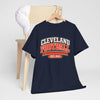 Cleveland Football Tee — Vintage Collegiate Script "Est. 1946"