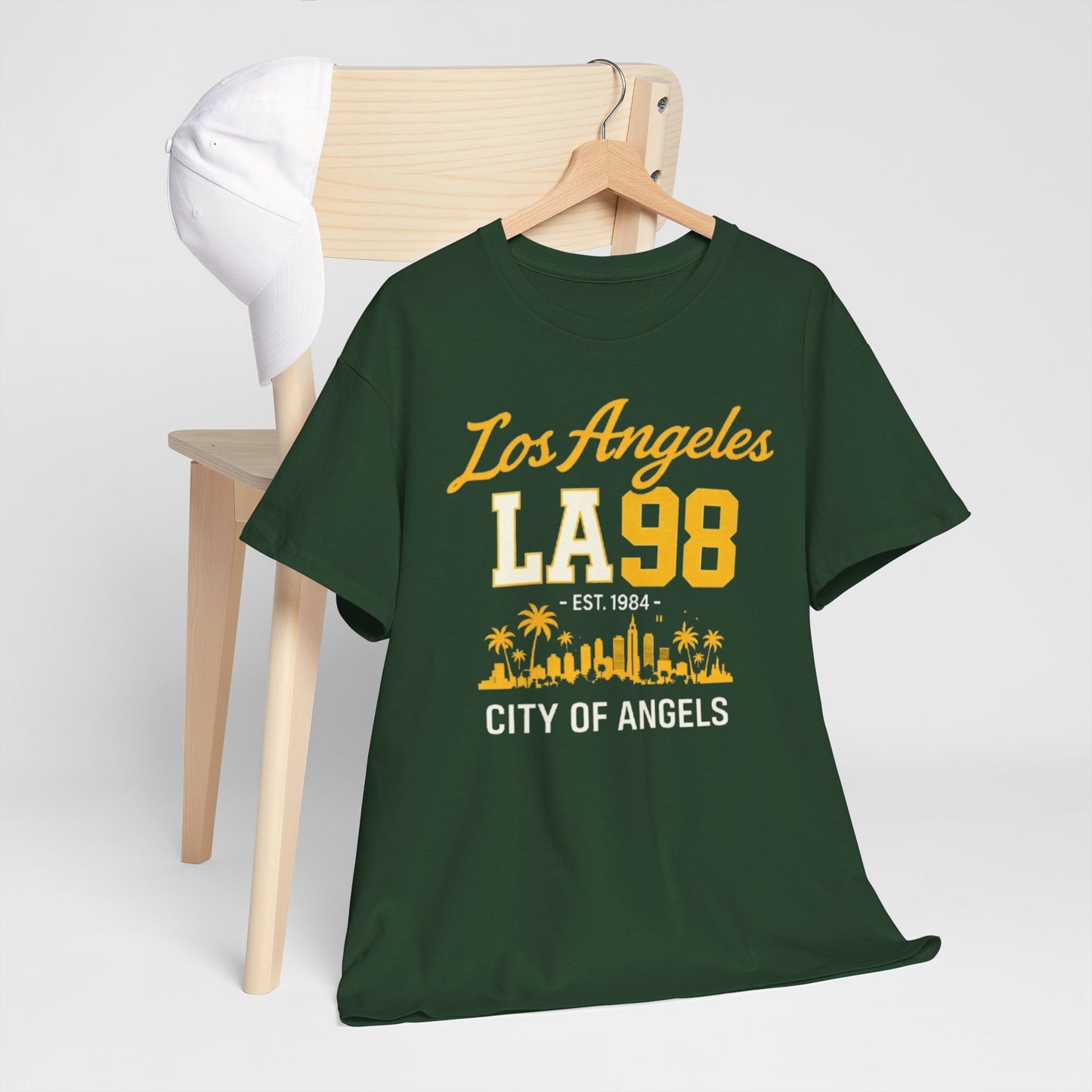Lavender Los Angeles LA 98 T-Shirt – City of Angels Skyline Tee