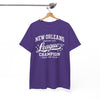 White Smoke New Orleans League Champion Tee — Crescent City Track & Field Vintage Sports Shirt