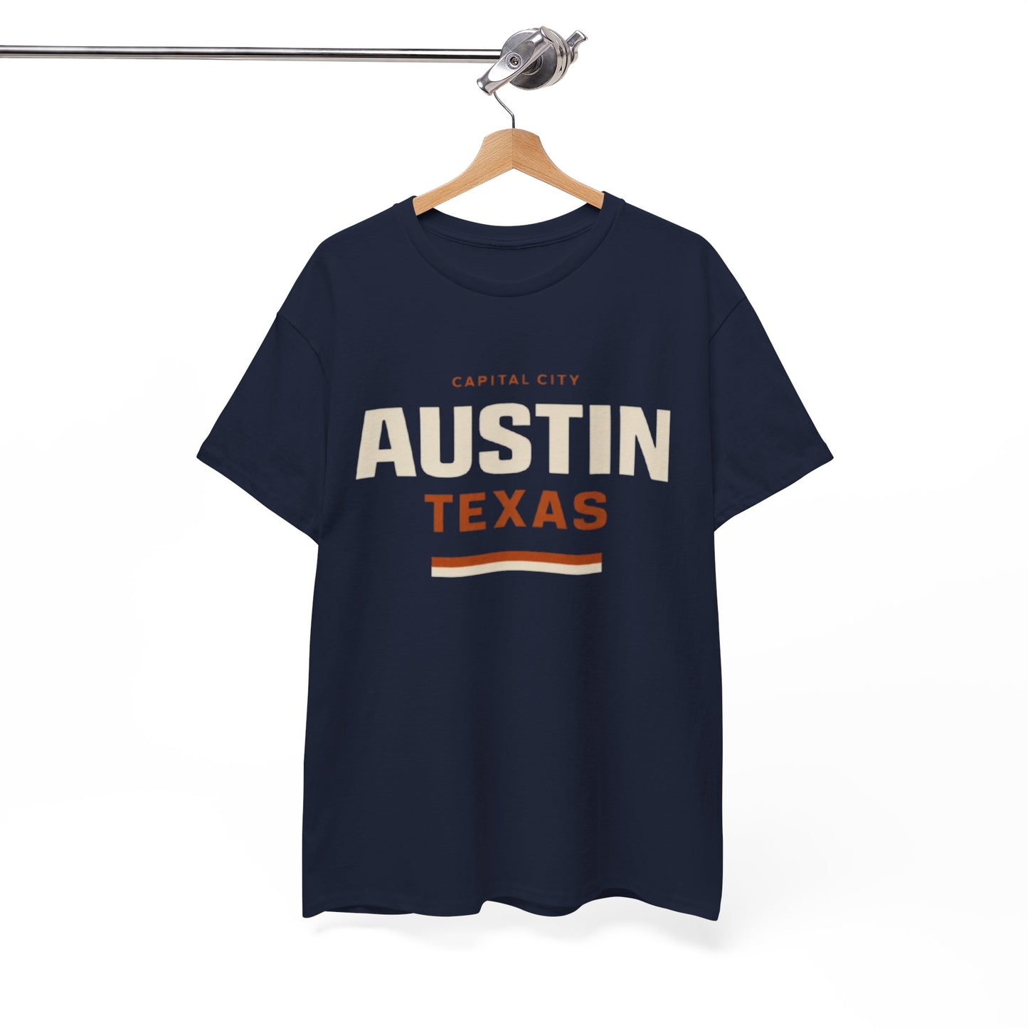 White Smoke Austin Texas Capital City Graphic T-Shirt – Minimalist City Streetwear Tee