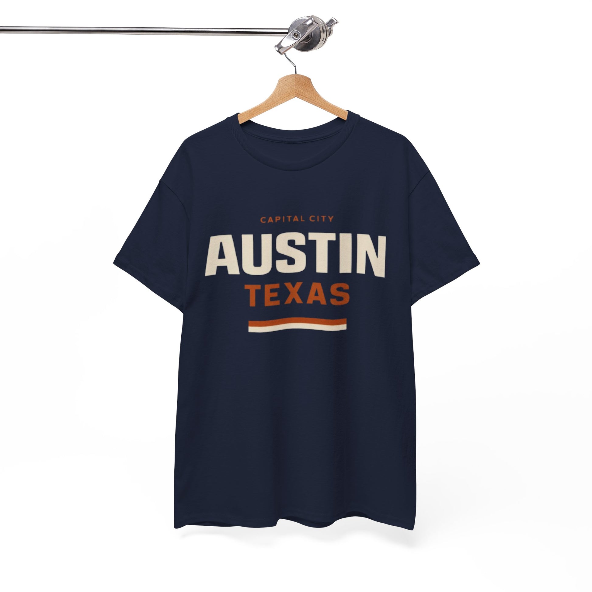 White Smoke Austin Texas Capital City Graphic T-Shirt – Minimalist City Streetwear Tee