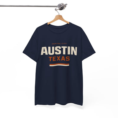 White Smoke Austin Texas Capital City Graphic T-Shirt – Minimalist City Streetwear Tee
