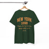 White Smoke New York 1898 Vintage Tee — Empire State of America City T‑Shirt