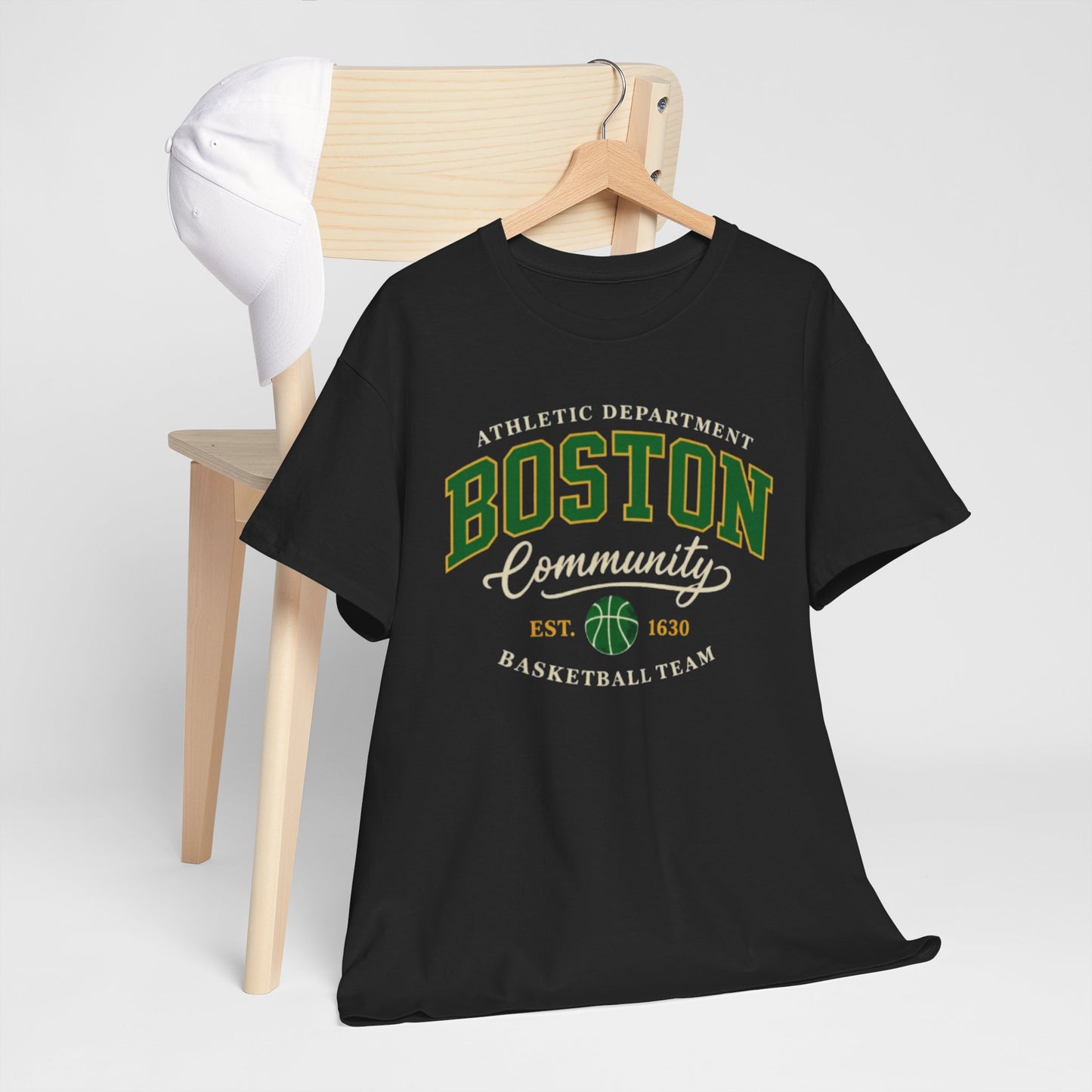 Boston Community Basketball Tee — Athletic Department Vintage Crew
