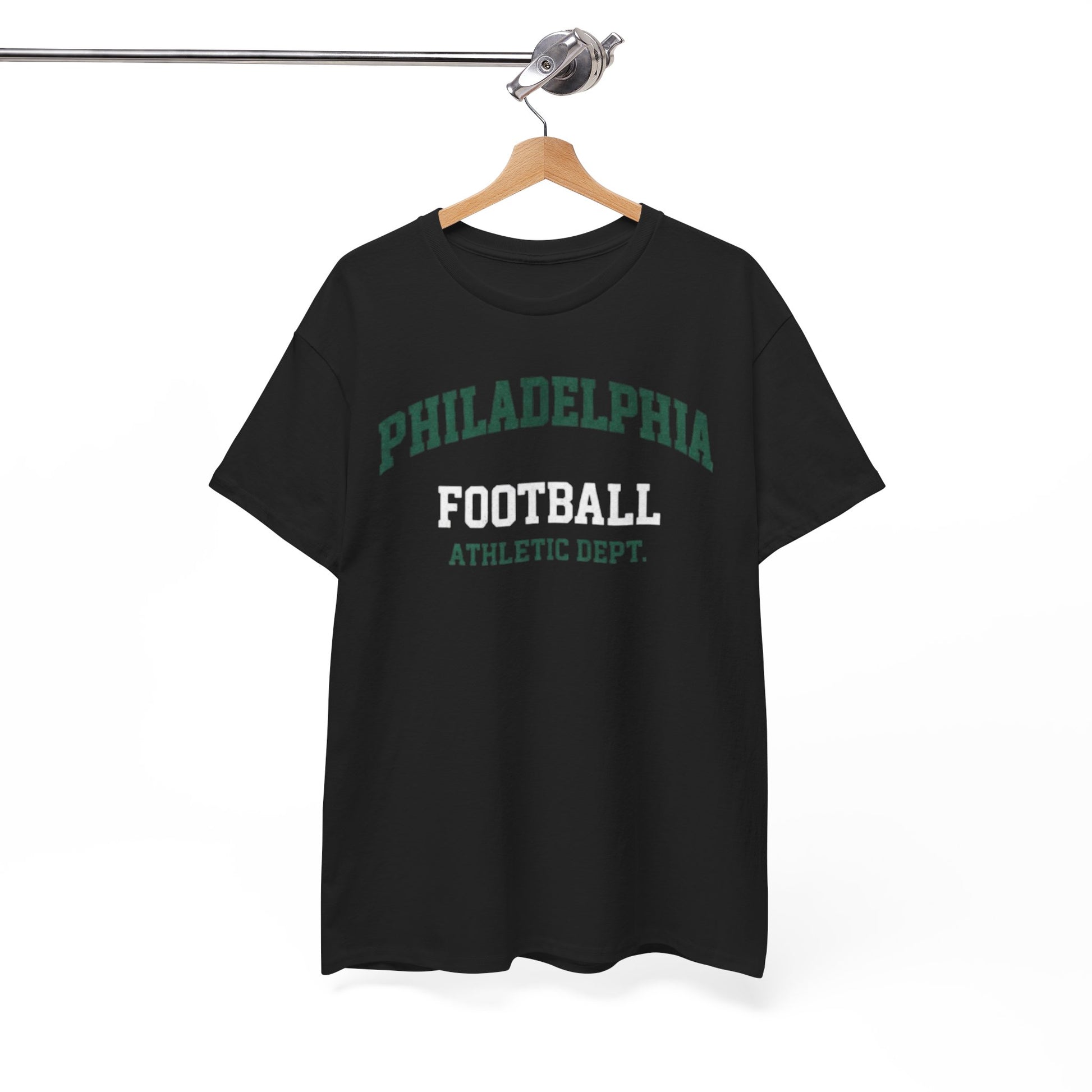 White Smoke Philadelphia Football Athletic Tee football tee college style  sports shirt  team spirit  athletic tee