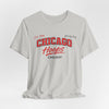 Gray Chicago Hoops Tee – Vintage Chicago Basketball Shirt