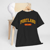 Dark Slate Gray Portland Vintage College Tee — "PORTLAND EST. 1851" Graphic T-Shirt