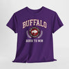 Dark Slate Blue Buffalo city New York Born to Win T-Shirt