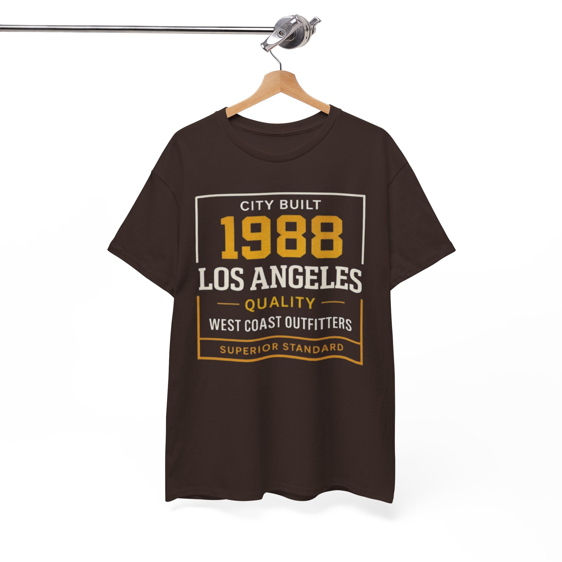 White Smoke 1988 Los Angeles Tee — Vintage City Built Graphic T-Shirt