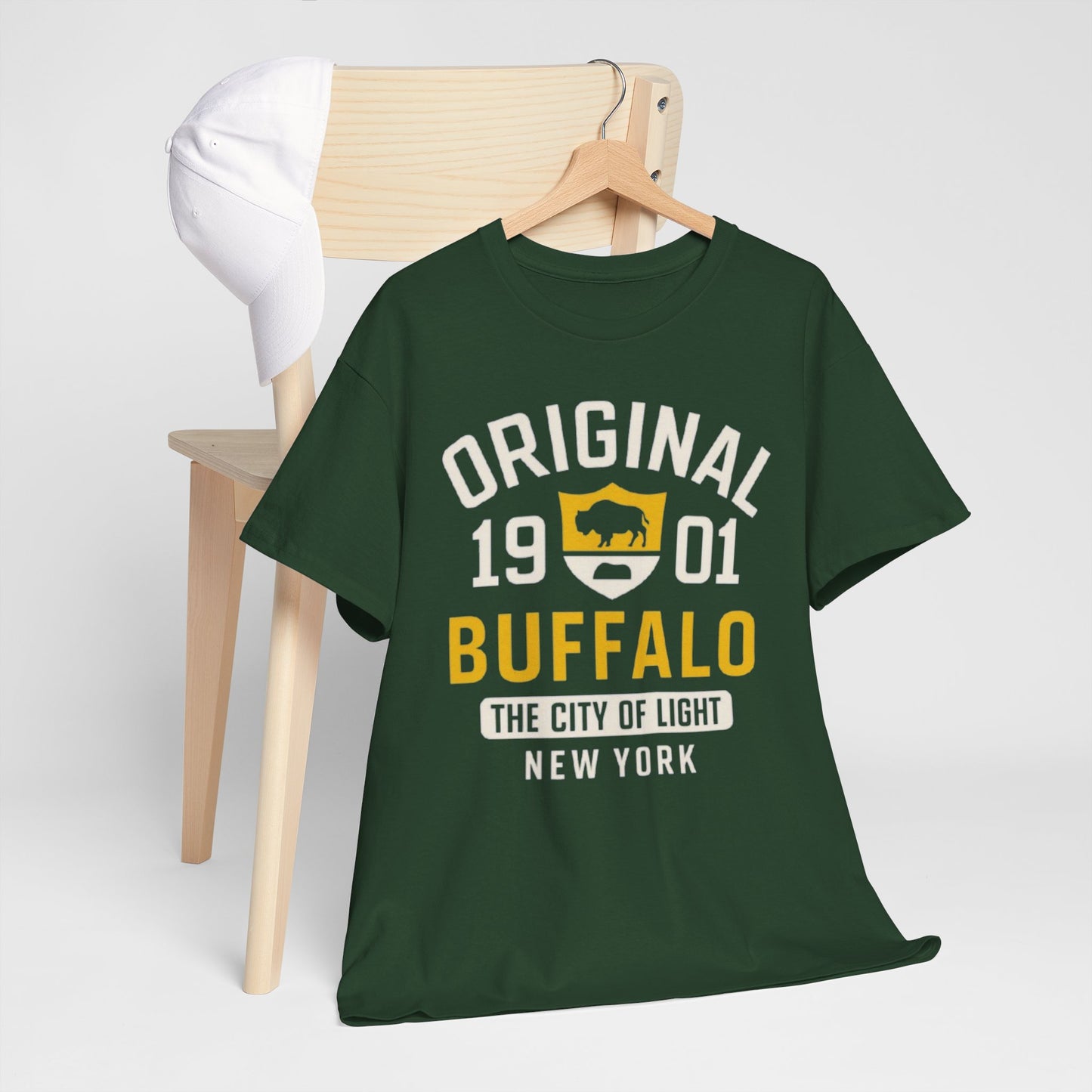 Original 1901 Buffalo T-Shirt — The City of Light, New York Tee