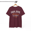 San Jose Athletics California Tee — "Est. 408" Vintage College Shirt